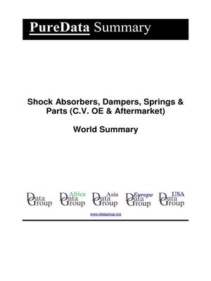 cover image of Shock Absorbers, Dampers, Springs & Parts (C.V. OE & Aftermarket) World Summary